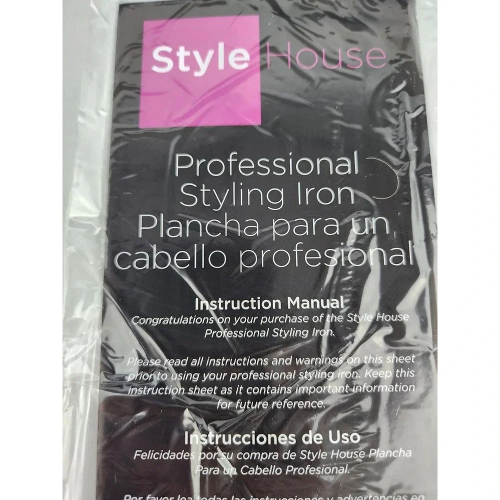 NEW Style House Beauty Amplified Style Ceramic Flat Iron Hair Straightener 1.25